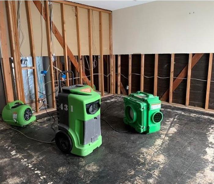 Storm Damage with SERVPRO Equipment in Irvine, CA